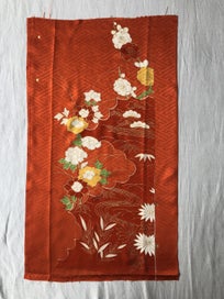 Listing 8 of 13 for Vintage Japanese Decorative Silk Fabric Piece