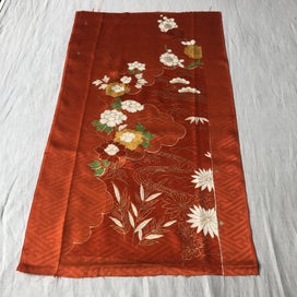 Listing 12 of 13 for Vintage Japanese Decorative Silk Fabric Piece