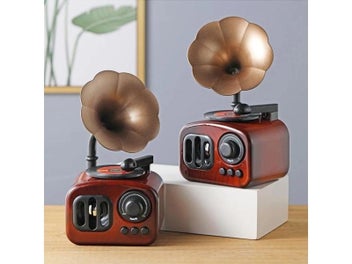 Listing 3 of 8 for Retro Phonograph Shape Music Box Classical Art Decor Music Box Crafts Gift Home