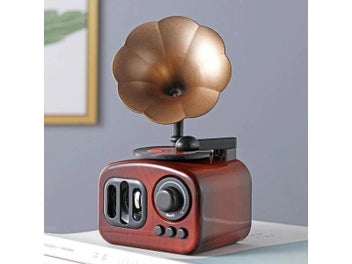 Listing 4 of 8 for Retro Phonograph Shape Music Box Classical Art Decor Music Box Crafts Gift Home