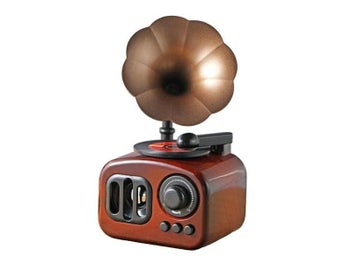 Listing 5 of 8 for Retro Phonograph Shape Music Box Classical Art Decor Music Box Crafts Gift Home