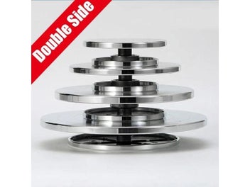 Listing 3 of 9 for Double Side Sculpture Turntable Clay Sculpture Handmade Model Turntable Flower
