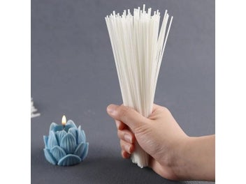 Listing 5 of 9 for 100Pcs /set Waxed Cotton Candle Wicks Set Smokeless Wax Core DIY Soy Wax Core