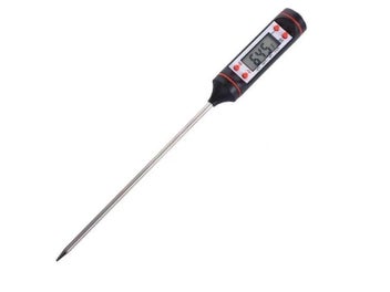 Listing 1 of 8 for Kitchen Food Baking Digital Thermometer Candle Making Electronic Probe Type