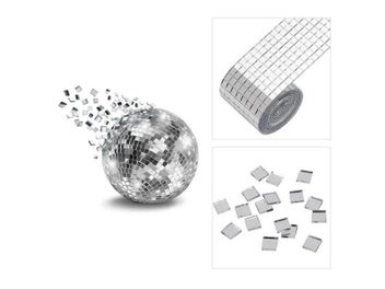 Listing 4 of 9 for Self-Adhesive Real Craft Mini Square Mirrors Mosaic Tiles Stickers For Bathroom