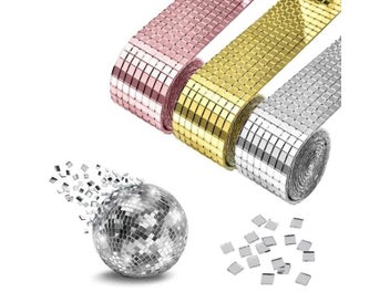 Listing 3 of 9 for Mosaic Tiles Self-Adhesive Real Craft Square Mirrors Mosaic Tiles Stickers