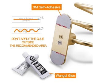 Listing 5 of 7 for Hair Dryer Holder, Space Aluminum Hair Dryer Rack Bathroom Rack Wall Hanging