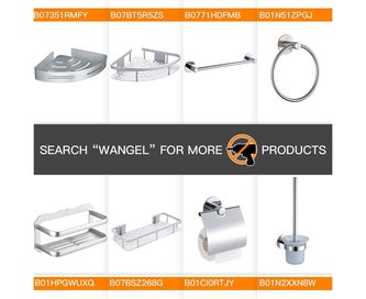 Listing 7 of 7 for Hair Dryer Holder, Space Aluminum Hair Dryer Rack Bathroom Rack Wall Hanging