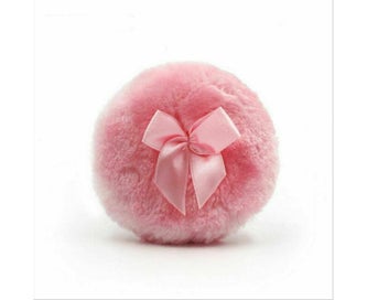 Listing 5 of 8 for 4Pcs Large Body Powder Puff Soft and Furry Puff with Ribbon Handle Beauty Mak