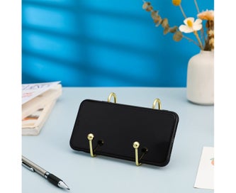 Listing 2 of 7 for 4pcs Metal Plated Square Kitchen Book Holder Stand Wire Mini Easel Photo Stan