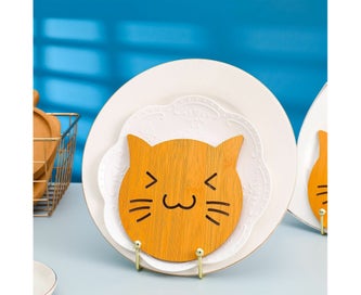 Listing 6 of 7 for 4pcs Metal Plated Square Kitchen Book Holder Stand Wire Mini Easel Photo Stan