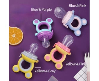 Listing 2 of 8 for 4pcs Baby Fruit Food Feeder Pacifier Fresh Food Feeder Infant Fruit Teething