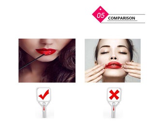 Listing 5 of 6 for 50pcs Disposable Lip Brush Lip Wands Gloss Lipstick Applicator Brushes