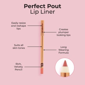 Listing 3 of 7 for MCoBeauty Perfect Pout Lip Liner Rose Saturn