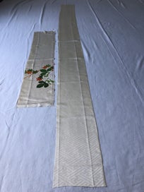 Listing 3 of 18 for Vintage Japanese Fabric Decortive Woven Silk Kimono Panels X2