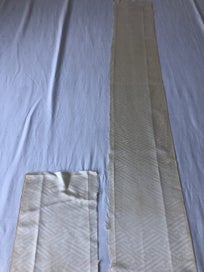 Listing 11 of 18 for Vintage Japanese Fabric Decortive Woven Silk Kimono Panels X2