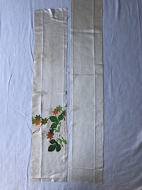 Listing 10 of 18 for Vintage Japanese Fabric Decortive Woven Silk Kimono Panels X2