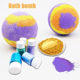 Listing 4 of 20 for Mica Powder Resin Cosmetic Soap Nail Candle Pigment 20 Bottles