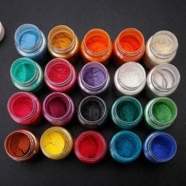 Listing 17 of 20 for Mica Powder Resin Cosmetic Soap Nail Candle Pigment 20 Bottles