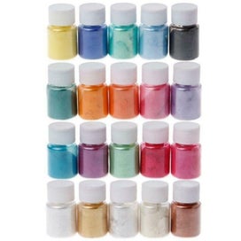 Listing 19 of 20 for Mica Powder Resin Cosmetic Soap Nail Candle Pigment 20 Bottles