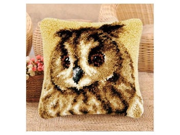 Listing 1 of 9 for Animal Latch Hook Pillow Hook Hand Knitted Embroidery Carpet Pillow Giraffe