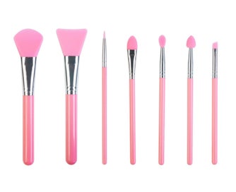 Listing 7 of 7 for 7 Pack Silicone Makeup Brush Applicator Kit for Cream or Liquid Face Care, Li