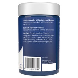 Listing 2 of 3 for Bioglan Vitamin D3 1000IU 250 Capsules