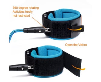 Listing 3 of 5 for Anti Lost Wrist Link Safety Wrist Link for Toddlers, Babies & Kids -Blue 1.5m