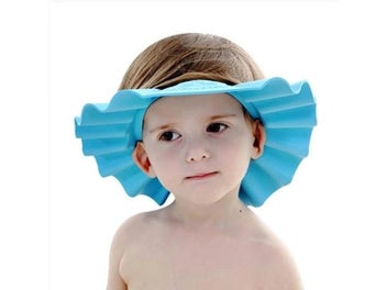 Listing 3 of 9 for New Lovely Baby Shampoo Hat Adjustable Shield Waterproof Ear Protection Toddler