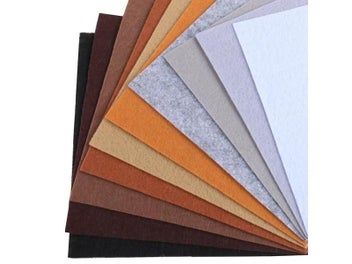 Listing 6 of 8 for Nanchuang 40Pcs/Lot 1mm Thickness Non Woven Felt Fabric Handmade Cloth For Home