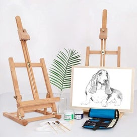 Listing 7 of 10 for Wooden Easel Stand