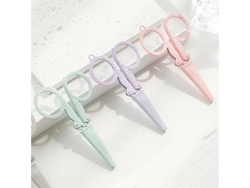 Listing 3 of 9 for Kawaii Folding Scissors With Protective Cover DIY Paper Cutter Knife Cute