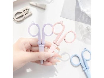 Listing 7 of 9 for Kawaii Folding Scissors With Protective Cover DIY Paper Cutter Knife Cute