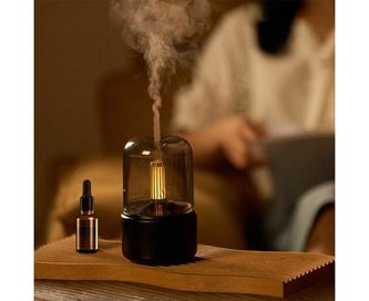 Listing 3 of 7 for Candlelight Aroma Diffuser Portable Electric USB Air Humidifier LED Night Lig