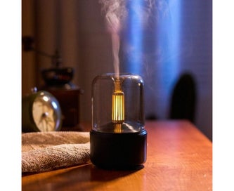 Listing 4 of 7 for Candlelight Aroma Diffuser Portable Electric USB Air Humidifier LED Night Lig