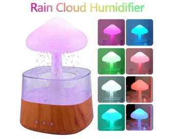 Listing 2 of 7 for Cloud Humidifier Relaxing Aromatherapy Desk Rain Lamp USB Rain Sound Diffuser
