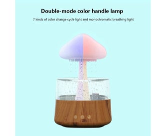 Listing 3 of 7 for Cloud Humidifier Relaxing Aromatherapy Desk Rain Lamp USB Rain Sound Diffuser