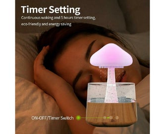 Listing 4 of 7 for Cloud Humidifier Relaxing Aromatherapy Desk Rain Lamp USB Rain Sound Diffuser