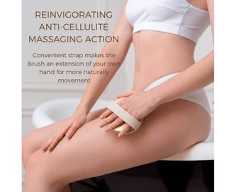Listing 2 of 4 for Dry Brushing Body Brush - Best for Exfoliating Dry Skin, Lymphatic Drainage a