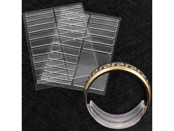 Listing 3 of 9 for For Any Rings Size Adjust Stickers Silicone Transparent Big Size Ring Invisible