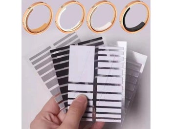 Listing 4 of 9 for For Any Rings Size Adjust Stickers Silicone Transparent Big Size Ring Invisible