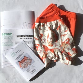 Listing 1 of 4 for MENS KNIT BOXERS SEWING PATTERN PAPER