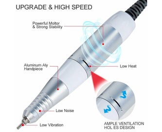Listing 3 of 8 for Electric Nail Art Drill Pen 18000RPM Handle File Polish Grind Manicure Pedicu