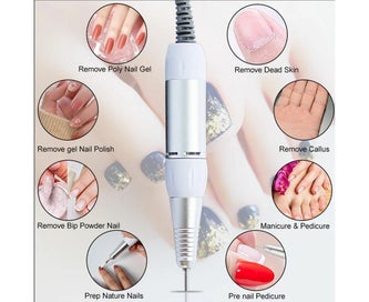 Listing 4 of 8 for Electric Nail Art Drill Pen 18000RPM Handle File Polish Grind Manicure Pedicu