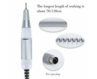 Listing 7 of 8 for Electric Nail Art Drill Pen 18000RPM Handle File Polish Grind Manicure Pedicu