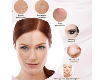 Listing 3 of 7 for Face Cleansing Brush, 6-in-1 Electric Rotation, IPX6 Waterproof, 6 Brush Head
