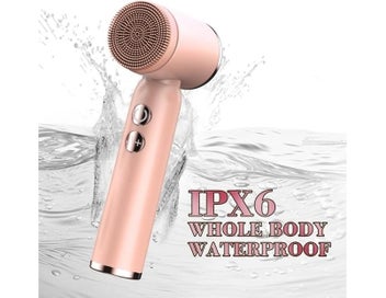 Listing 4 of 7 for Face Cleansing Brush, 6-in-1 Electric Rotation, IPX6 Waterproof, 6 Brush Head