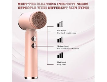 Listing 5 of 7 for Face Cleansing Brush, 6-in-1 Electric Rotation, IPX6 Waterproof, 6 Brush Head