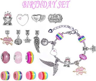 Listing 2 of 7 for Jewellery Making Supplier Charm Bracelet Necklace Pendant Making Kit