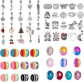 Listing 3 of 7 for Jewellery Making Supplier Charm Bracelet Necklace Pendant Making Kit